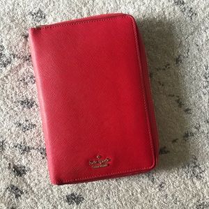 Red Kate Spade Cameron Street Agenda + Inserts